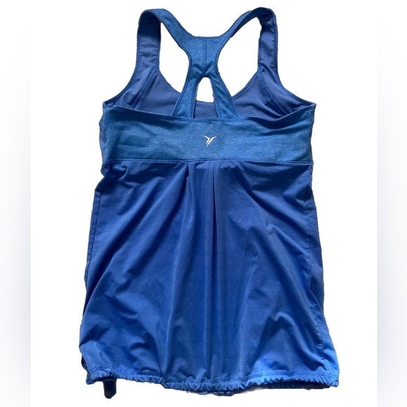 EUC Old Navy Baggy Athletic Top Blue Drawstring S - Picture 5 of 7